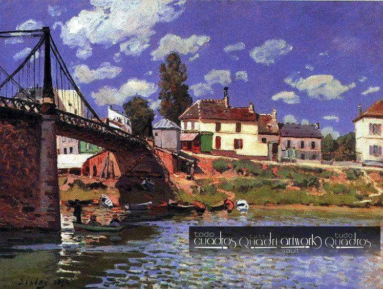 Il ponte di Villeneuve-la-Garenne, Sisley