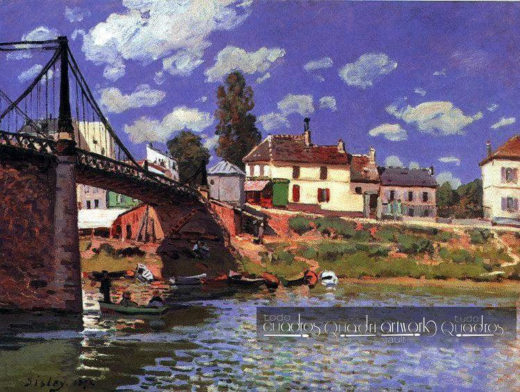 Il ponte di Villeneuve-la-Garenne, Sisley