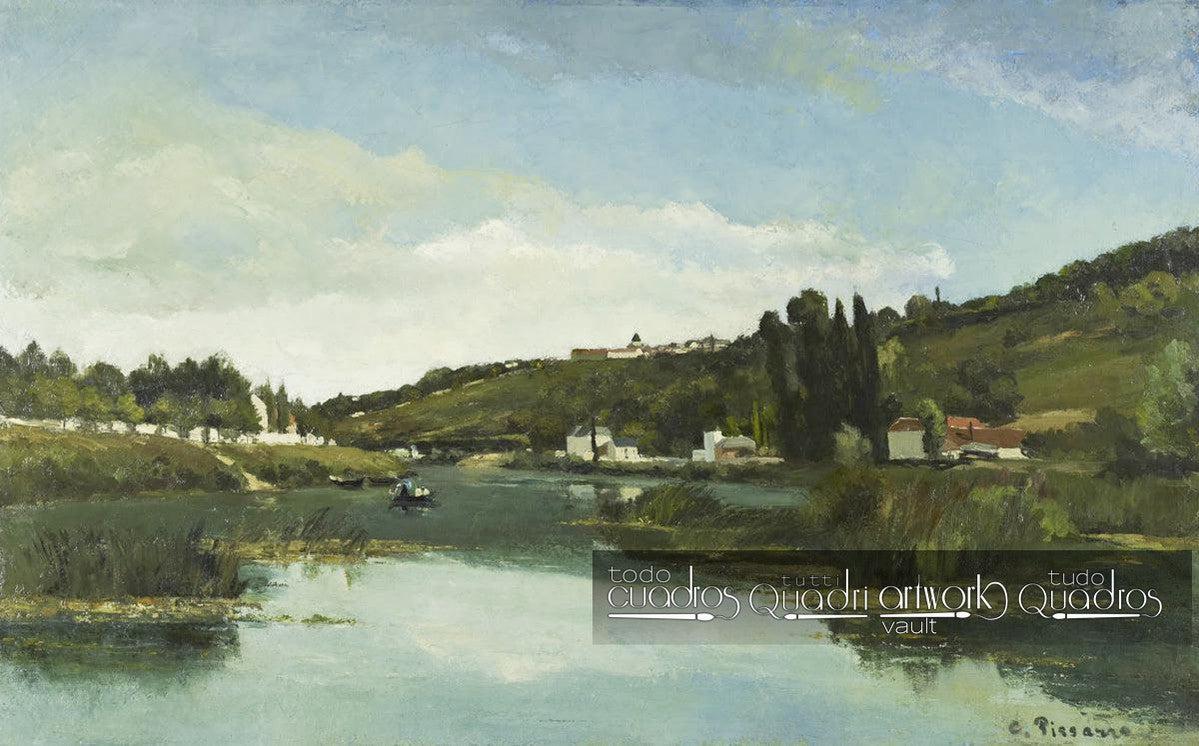 Il Fiume Marne a Chennevières, Pissarro
