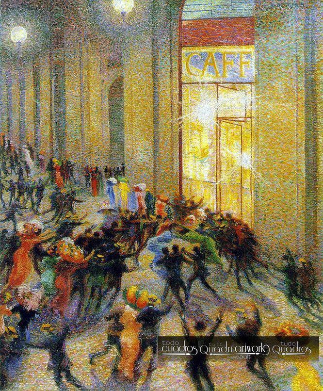 Rissa in Galleria, Boccioni