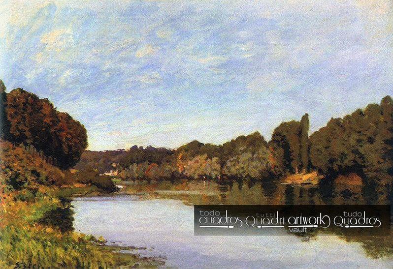 La Senna a Bougival, Sisley