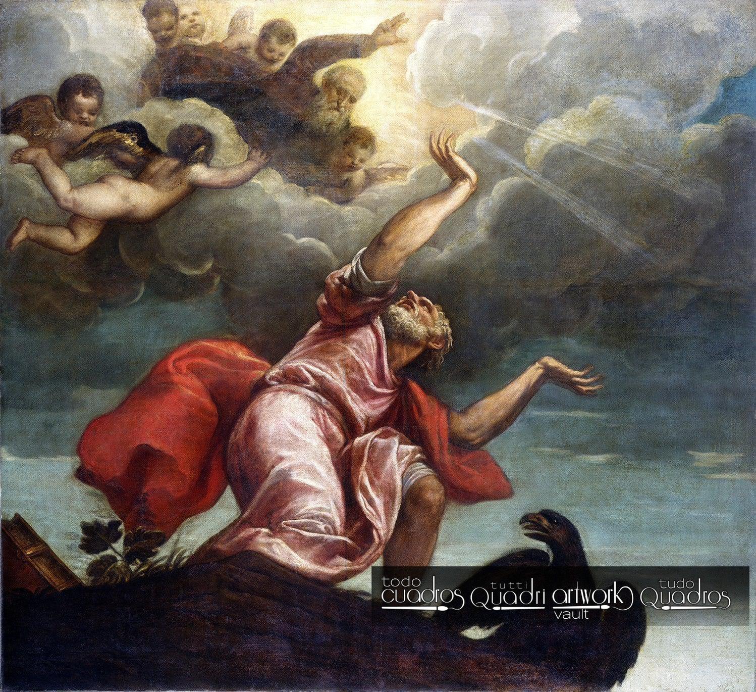 San Giovanni Evangelista a Patmos, Tiziano