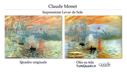 Copia di arte di Monet.