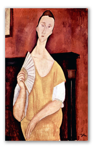 Ritratto di Lunia Czechowska con Ventaglio