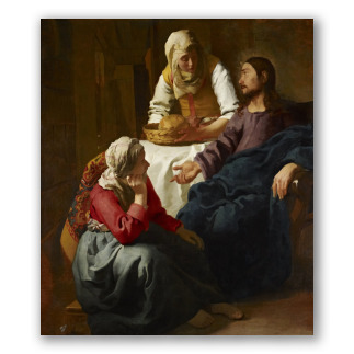 "Cristo in casa di Marta e Maria" di Verneer